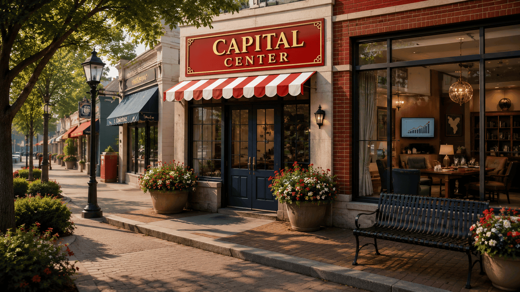 Capital Center storefront on MilStreet USA
